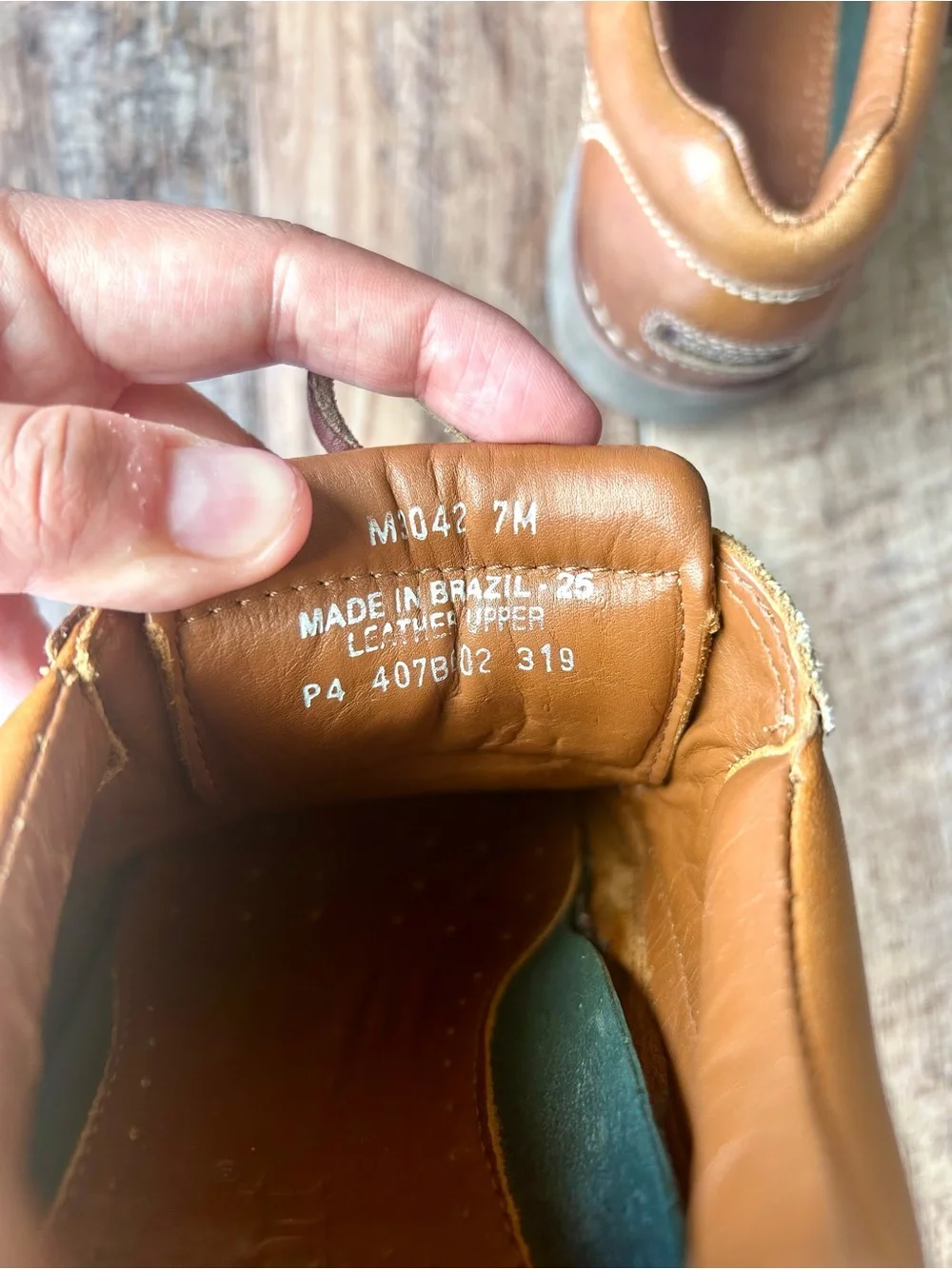 Rockport M3042 Vintage Leather Boat Shoes Men's 7 M / Fits Women's 8.5